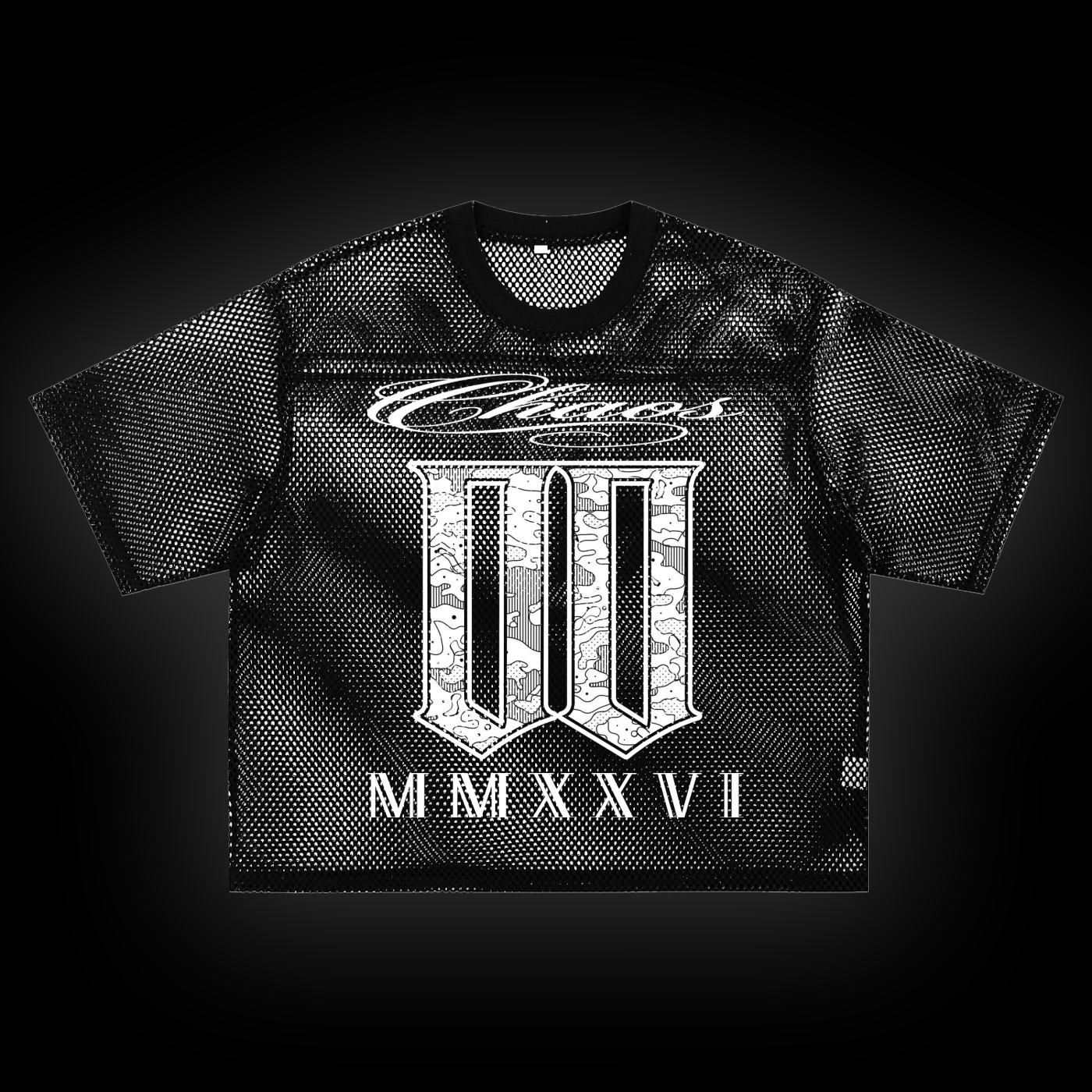 CATASTROPHE See-through Boxy Net T-Shirt